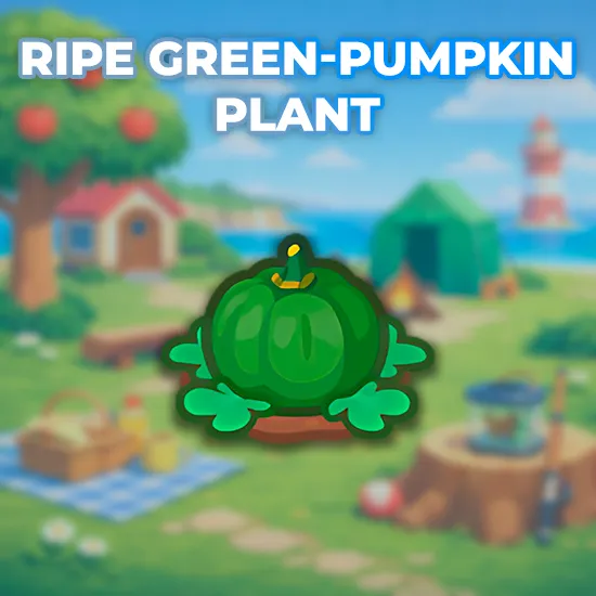 Ripe Green-Pumpkin Plant