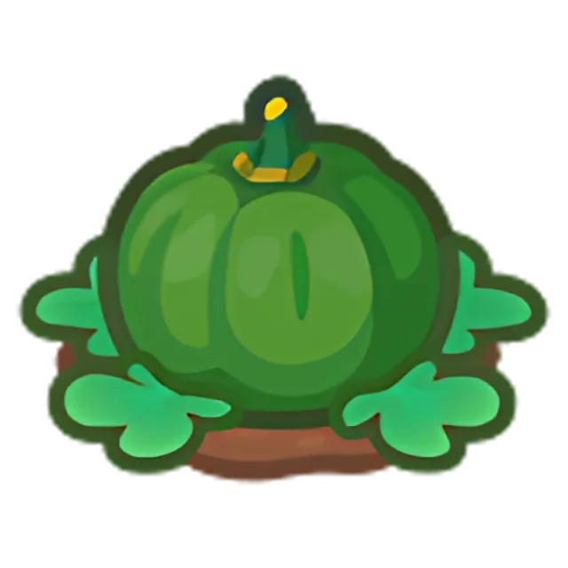 Ripe Green-Pumpkin Plant