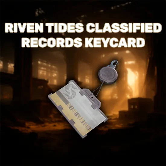 Riven Tides Classified Records Keycard
