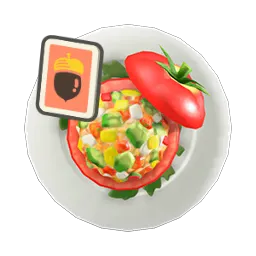 Salad-Stuffed Tomato DIY