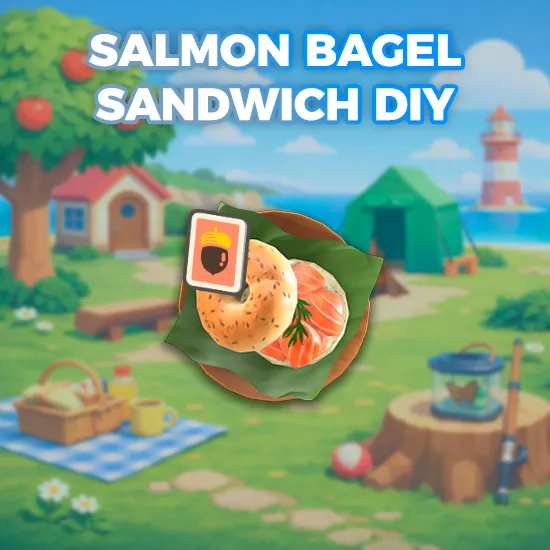 Salmon Bagel Sandwich DIY