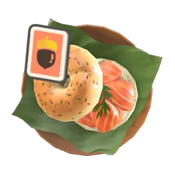 Salmon Bagel Sandwich DIY