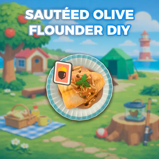 Sautéed Olive Flounder DIY