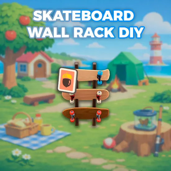 Skateboard Wall Rack DIY