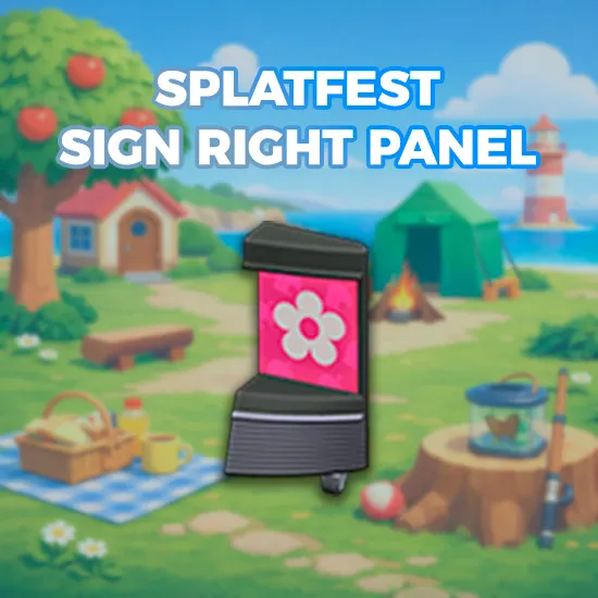 Splatfest Sign Right Panel