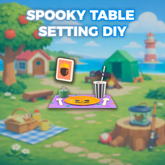 Spooky Table Setting DIY