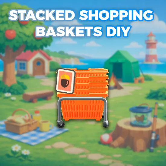 Stacked Shopping Baskets DIY