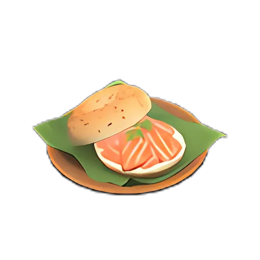Salmon Bagel Sandwich