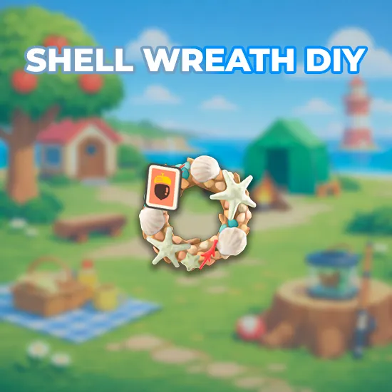 Shell Wreath DIY