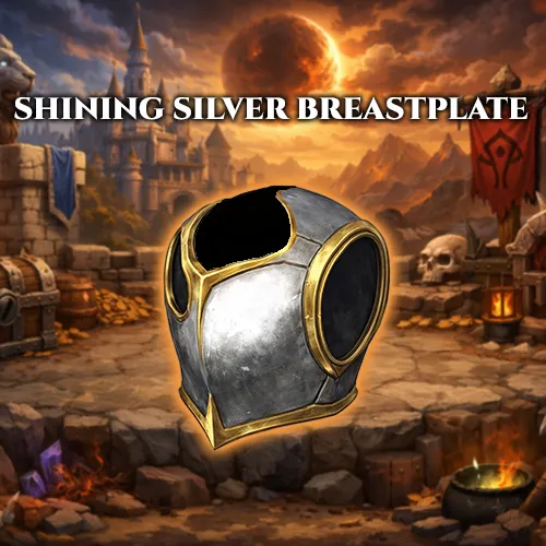 Shining Silver Breastplate