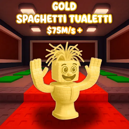 Gold Spaghetti Tualetti  $75M/S +