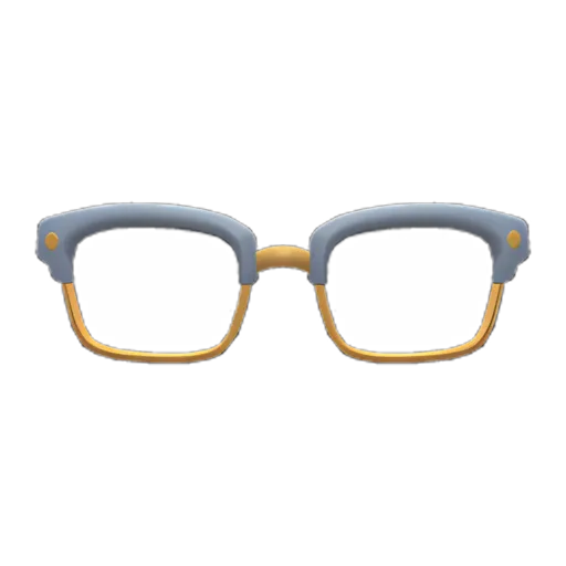 Squared Browline Glasses