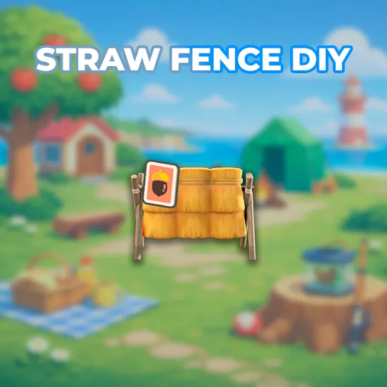 Straw Fence DIY