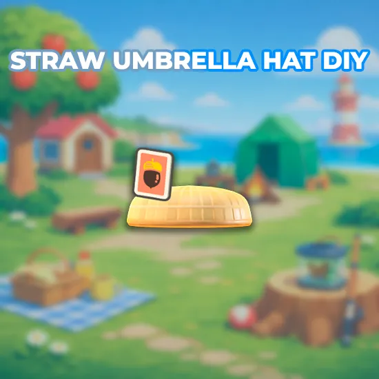 Straw Umbrella Hat DIY