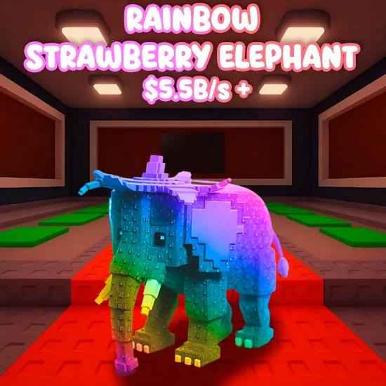 Rainbow Strawberry Elephant $5.5B/s +
