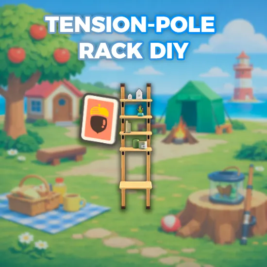 Tension-Pole Rack DIY