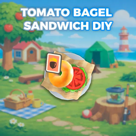 Tomato Bagel Sandwich DIY