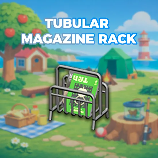Tubular Magazine Rack