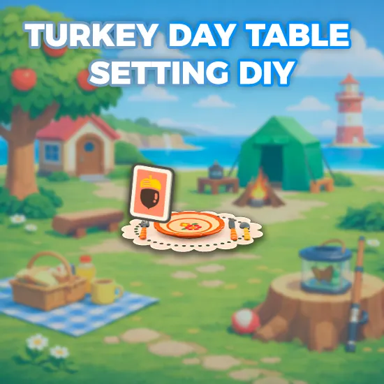 Turkey Day Table Setting DIY