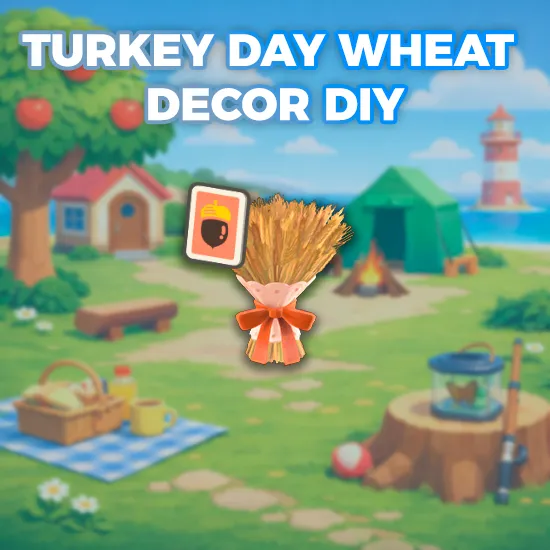 Turkey Day Wheat Decor DIY