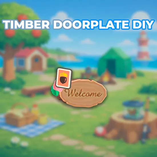 Timber Doorplate DIY