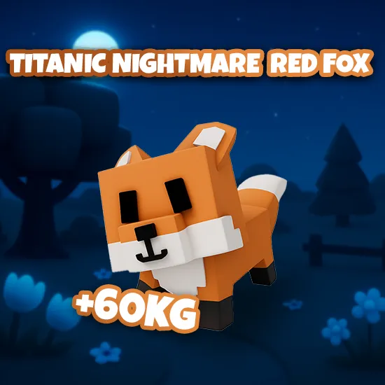 Titanic Nightmare Red Fox +60KG