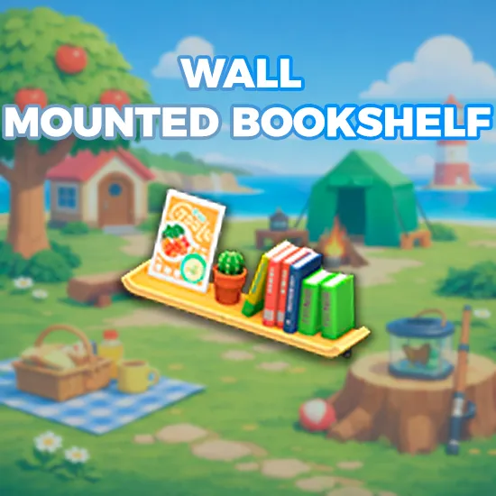 Wall-Mounted Bookshelf