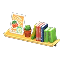 Wall-Mounted Bookshelf