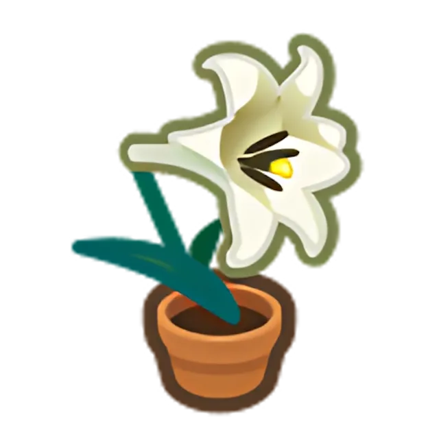 White-Lily Plant