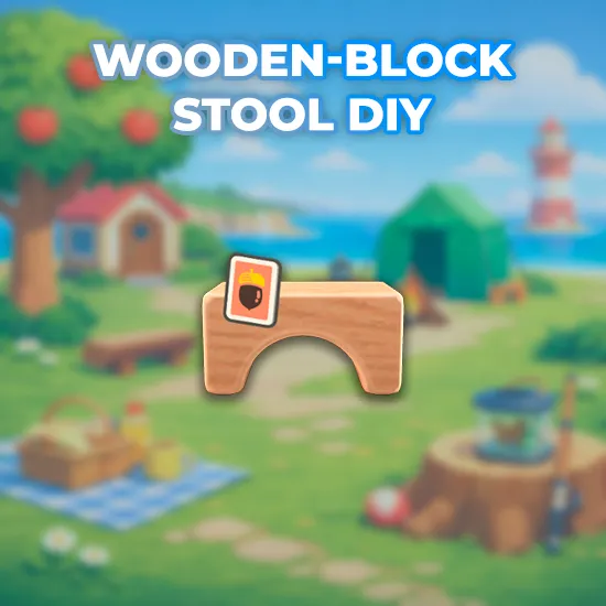Wooden-Block Stool DIY