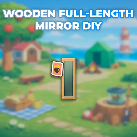 Wooden Full-Length Mirror DIY