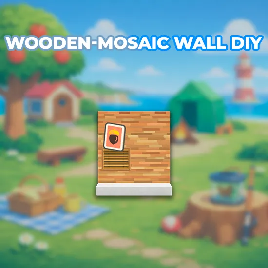 Wooden-Mosaic Wall DIY