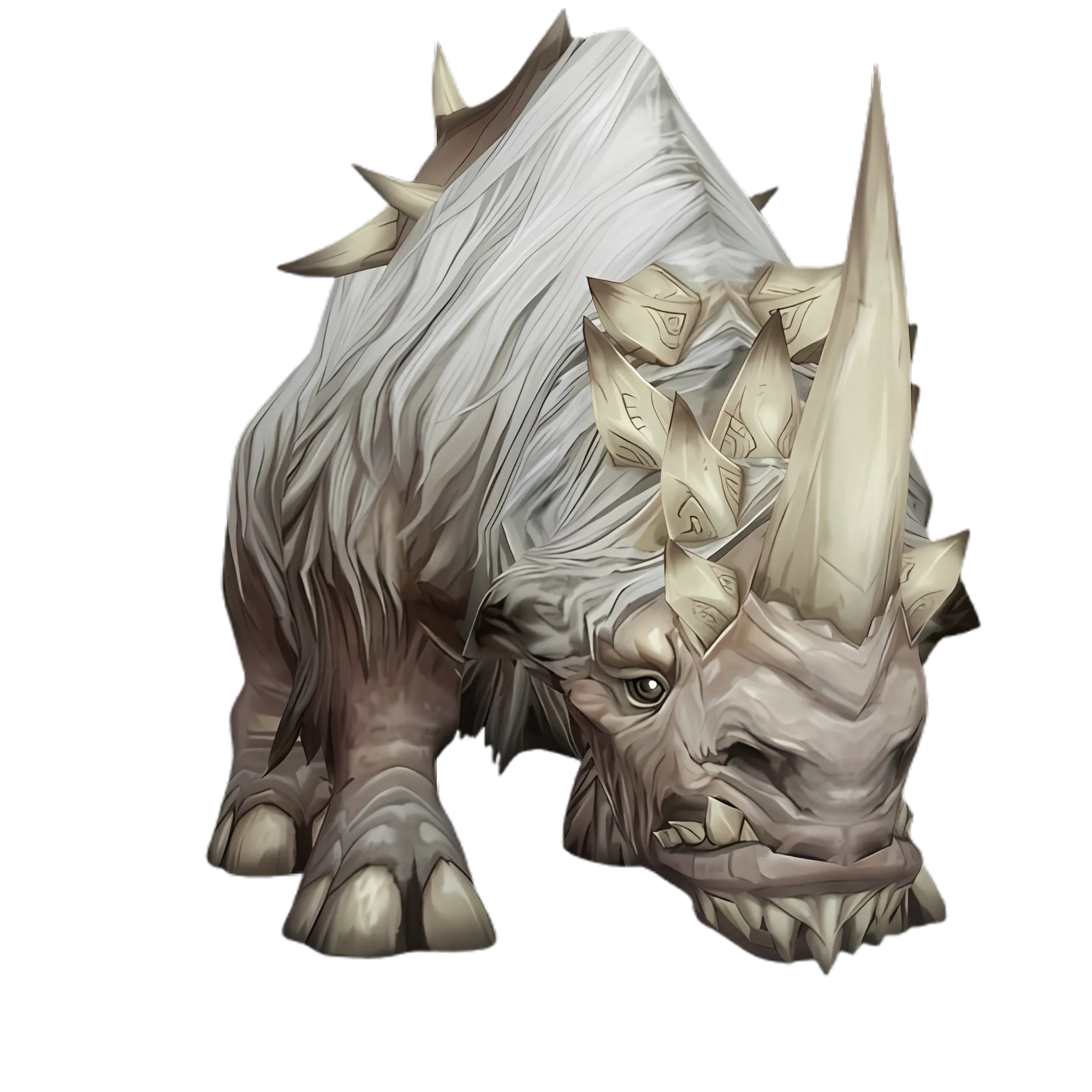 Wooly White Rhino