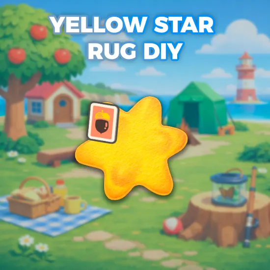 Yellow Star Rug DIY