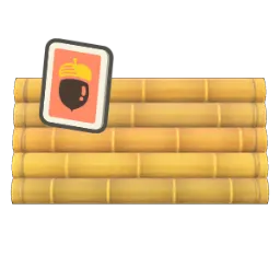 Yellow Bamboo Mat DIY