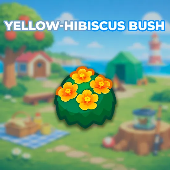 Yellow-Hibiscus Bush