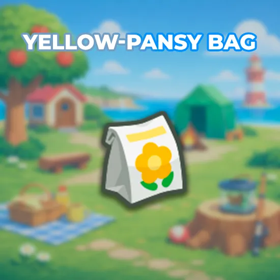 Yellow-Pansy Bag