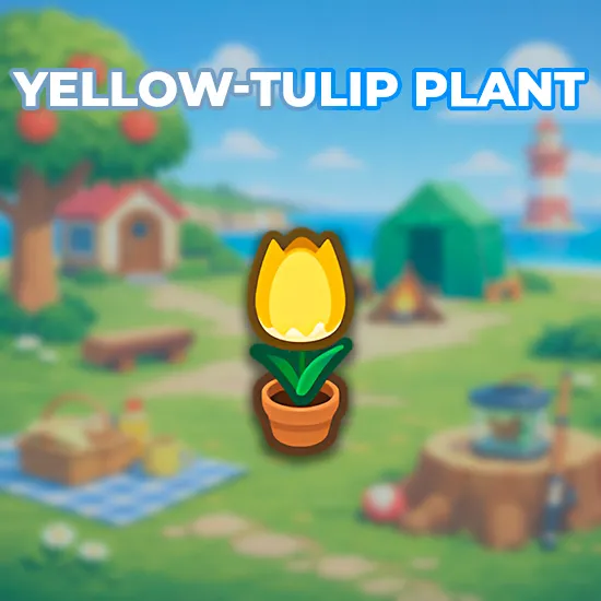 Yellow-Tulip Plant