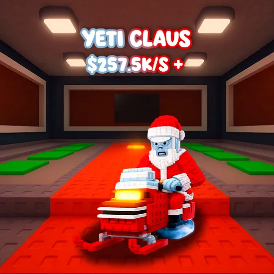 Yeti Claus $257.5K/S +