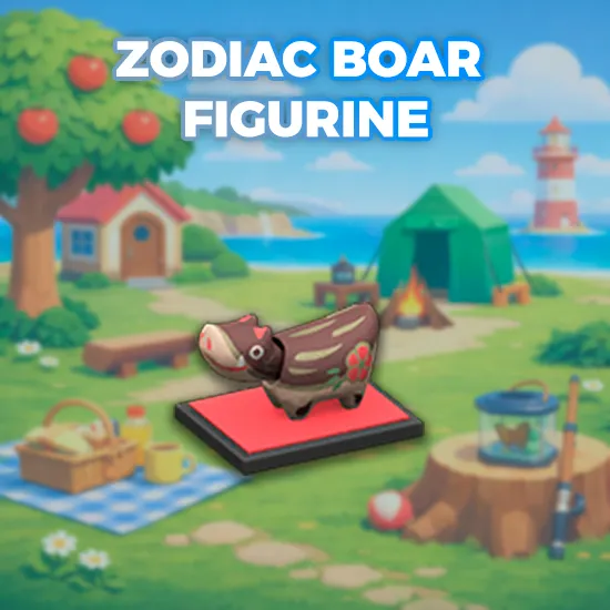 Zodiac Boar Figurine