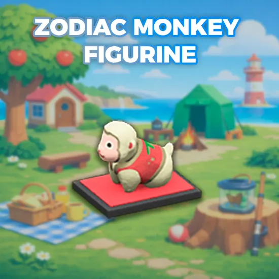 Zodiac Monkey Figurine