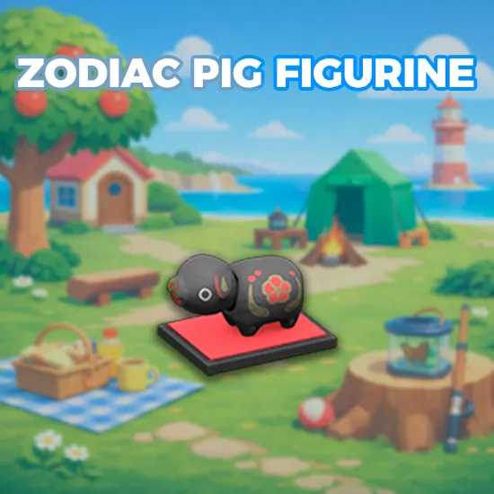 Zodiac Pig Figurine