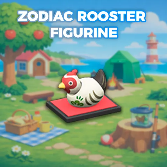 Zodiac Rooster Figurine