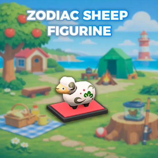 Zodiac Sheep Figurine