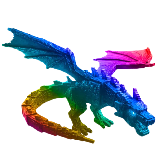 Rainbow Black Dragon