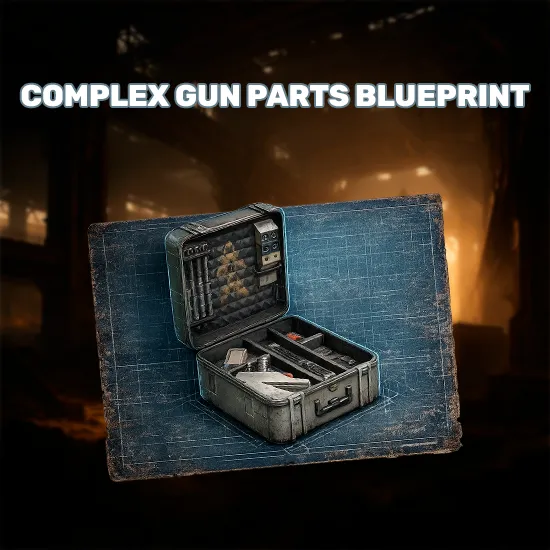 Complex Gun Parts Blueprint
