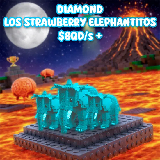 Diamond Los Strawberry Elephantitos $8Qd/s +