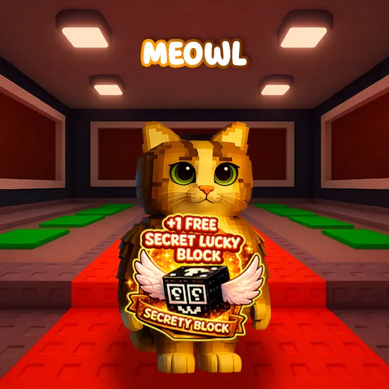 Meowl + 1 Free Secret Lucky Block