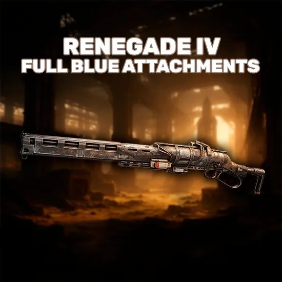 Renegade IV Full Blue Attachments