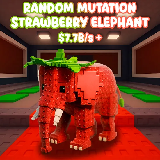 Random Mutation Strawberry Elephant $7.7B/S +